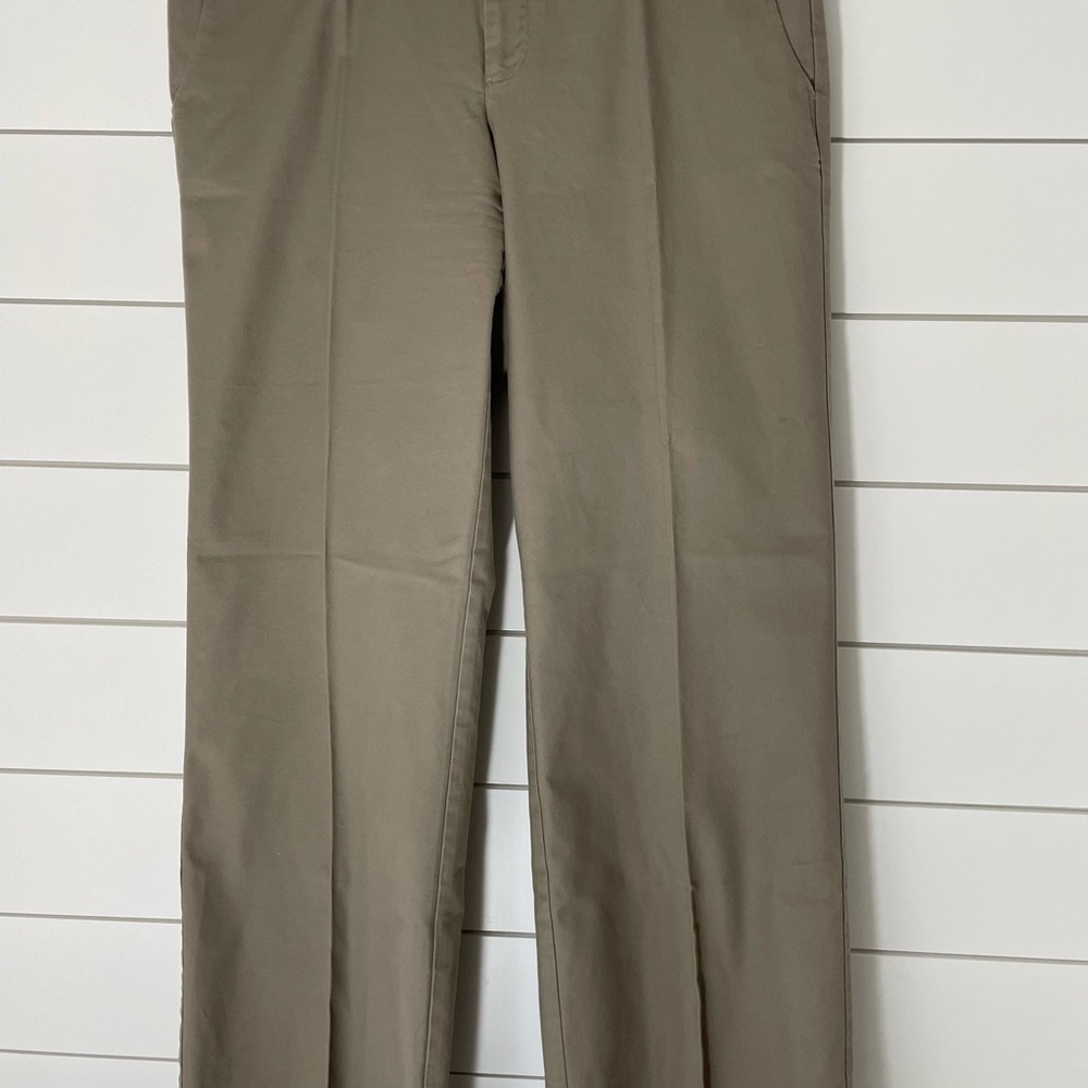 GAP Women’s Wide Leg Khaki Trousers size 12 pants stretch business casual dressy